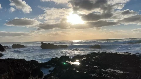 Atlantic Ocean, waves Video stock 234646856