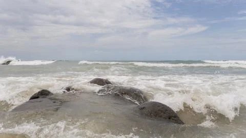 Atlantic Ocean Waves Fotos de archivo