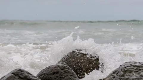 Atlantic Ocean Waves 스톡 사진