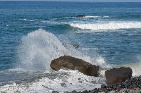 Atlantic Ocean waves Stock Photos