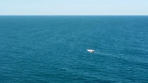 Atlantic Sailboat Stock Footage 161380265