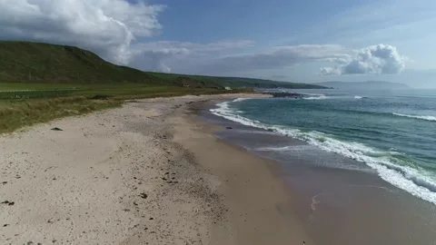 Atlantic side - Argyll and Bute (Beach - 5) Stock Footage 222782398