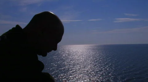 ATLANTIC SILHOUETTE Stock Footage 151505