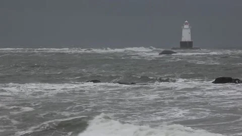 Atlantic Storm Stock-Footage 145153186
