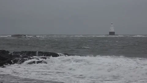 Atlantic Storm Stock-Footage 145154831