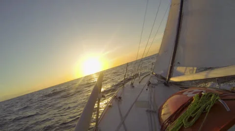 Atlantic sunset Stock Footage 25417400