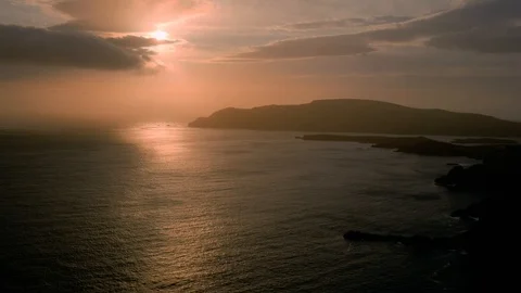 Atlantic sunset Video stock 113453096