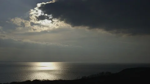 Atlantic Sunset Stock Footage 125032829