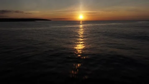Atlantic Sunset Stock Footage 273390305