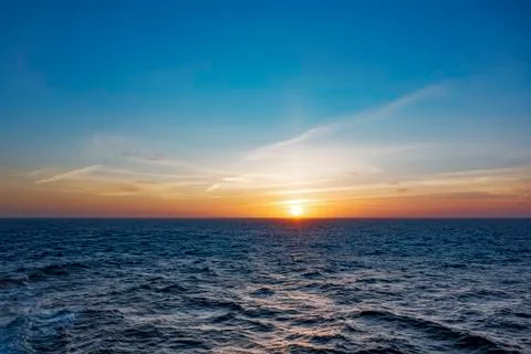Atlantic sunset Stock Photos
