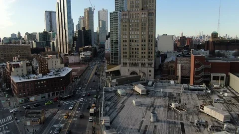 Atlantic Terminal Rail Yard and Downtown Brooklyn Streets in 2020 Stock-Footage 127058419