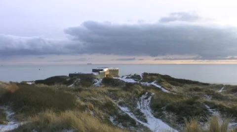 Atlantic Wall bunker Stock-Footage 46473898