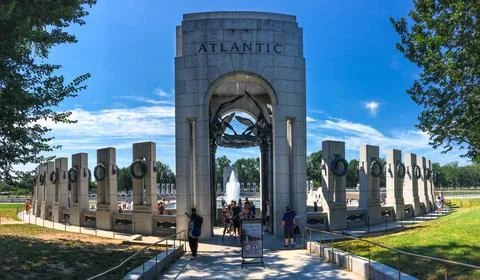 Atlantic War Memorial Stock Photos