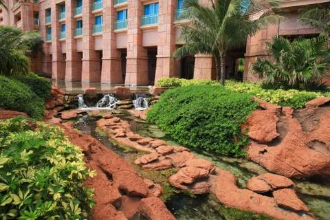 Atlantis in bahamas Stock Photos