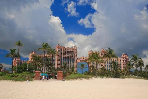 Atlantis in bahamas Stock Photos