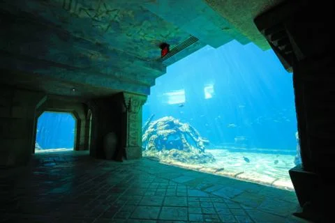 Atlantis in bahamas Stock Photos