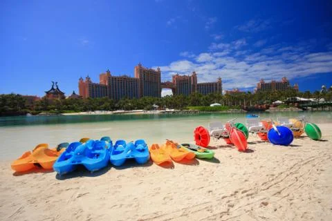 Atlantis in bahamas Stock Photos