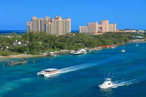 Atlantis in bahamas Stock Photos