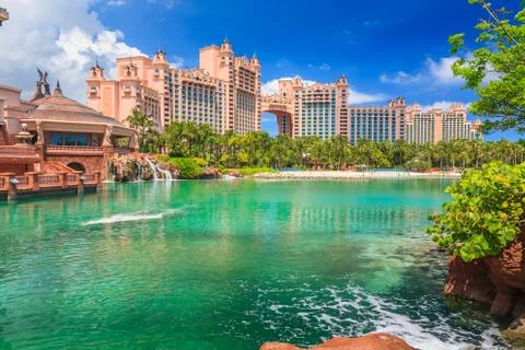 Atlantis in bahamas Stock Photos
