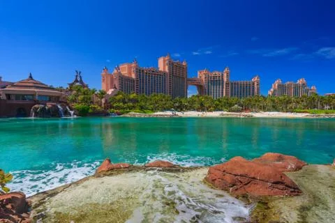 Atlantis in bahamas Stock Photos