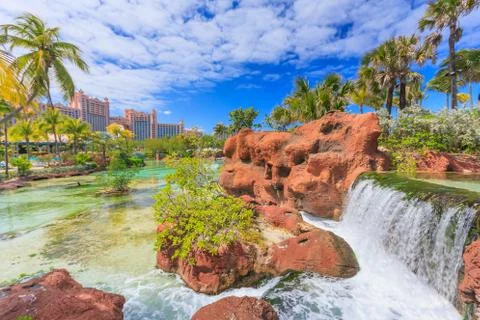 Atlantis in bahamas Stock Photos