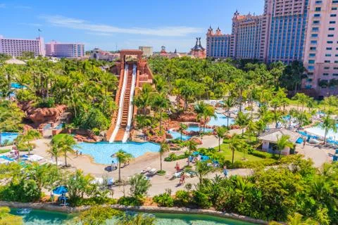 Atlantis in bahamas Stock Photos