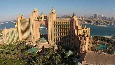 Atlantis Dubai Drone Stock Footage 172552392