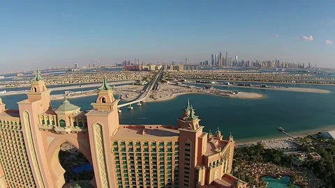 Atlantis Dubai Drone Stock Footage 172552746
