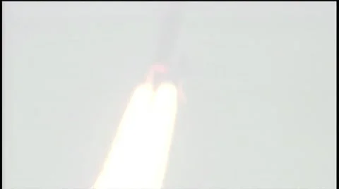 Atlantis Launches to the International Space Station Stock Footage