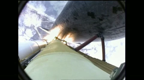 Atlantis Launches With Supplies, Equipment for Station Stock Footage