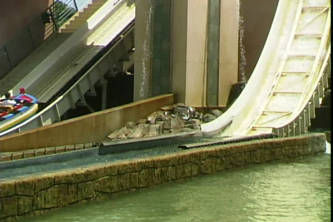 Atlantis Ride-pan Stock Footage 816230