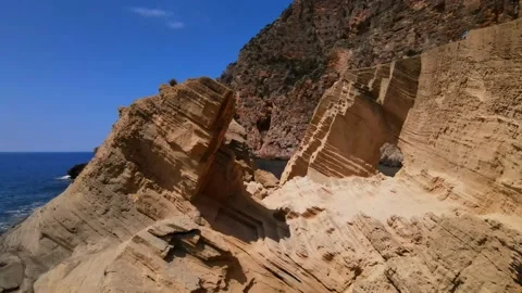Atlantis (Sa pedrera de Cala d'Hort) in Ibiza, Spain Video stock 194129002