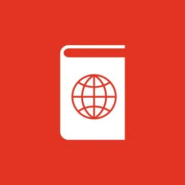 Atlas and globe icon. vector design. Geography, Atlas symbol. web. graphic. JPG Stock Illustration