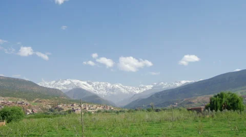 Atlas mountains Morocco view Stock Footage 49984103