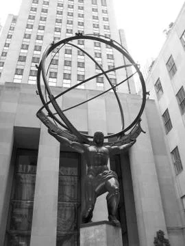 Atlas Statue Stock Photos