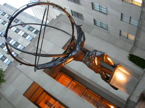 Atlas statue Stock Photos