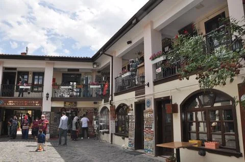 Atli Han is historical bazaar in Eskisehir, Turkey. Stock Photos
