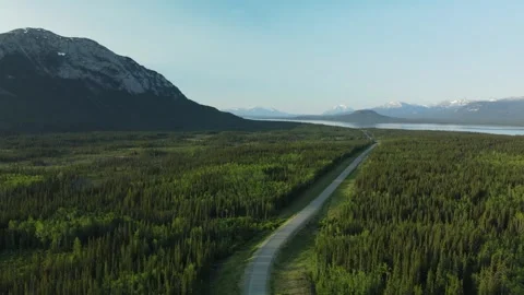 The Atlin Highway Stock Footage 289477010