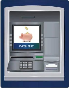 Atm bank Stock Illustration