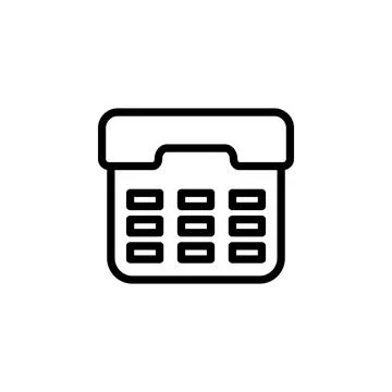 ATM button icon. Element of simple icon for websites, web design, mobile app Stock Illustration