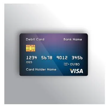 ATM Card Stock Illustration