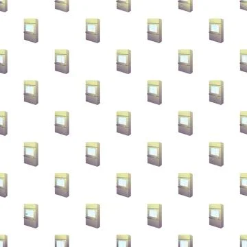 Atm cash machine banking digital finance pattern 스톡 일러스트