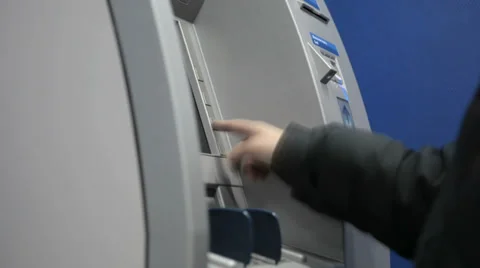ATM cash out Stock Footage 33747056