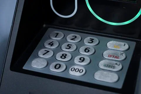 ATM DIGITS Stock Photos