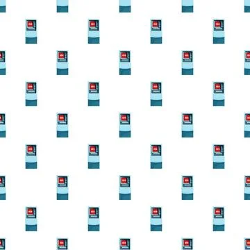 Atm display showing 404 error code pattern Stock-Illustration