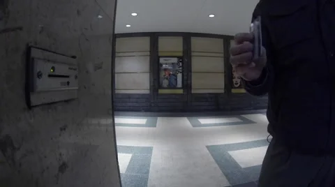 ATM entrance Stock Footage 47469681