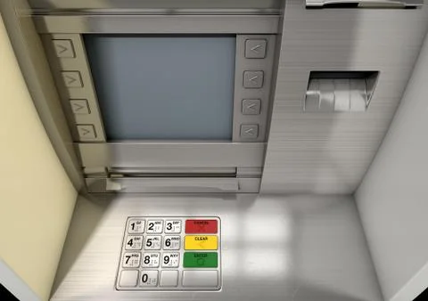 Atm Facade Closeup Illustration