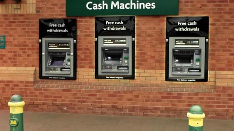 ATM hole in the wall Stock Footage 246824771
