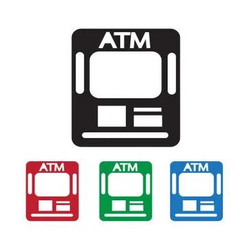 Atm Icon Stock Illustration