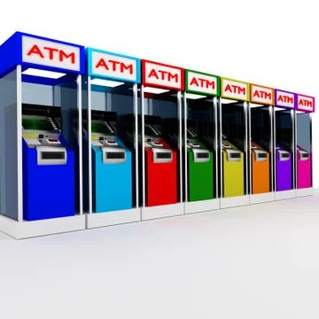 Atm. Stock Illustration